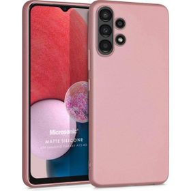 Microsonic Samsung Galaxy A13 4G Matte Silicone Rose Gold Kılıf