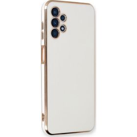 Microsonic Samsung Galaxy A13 4G Olive Plated Beyaz Kılıf