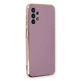 Microsonic Samsung Galaxy A13 4G Olive Plated Lila Kılıf
