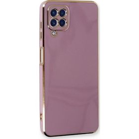 Microsonic Samsung Galaxy A13 4G Olive Plated Lila Kılıf