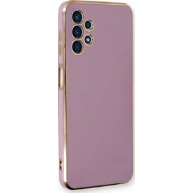 Microsonic Samsung Galaxy A13 4G Olive Plated Lila Kılıf