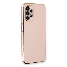 Microsonic Samsung Galaxy A13 4G Olive Plated Pembe Kılıf
