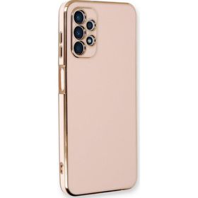Microsonic Samsung Galaxy A13 4G Olive Plated Pembe Kılıf