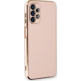 Microsonic Samsung Galaxy A13 4G Olive Plated Pembe Kılıf