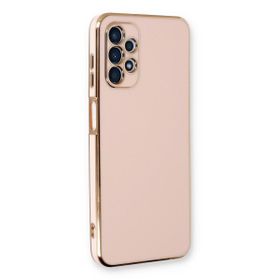 Microsonic Samsung Galaxy A13 4G Olive Plated Pembe Kılıf
