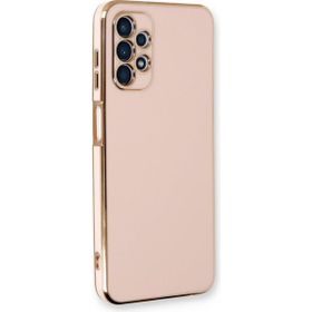 Microsonic Samsung Galaxy A13 4G Olive Plated Pembe Kılıf