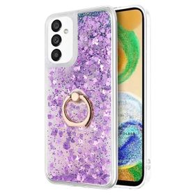 Microsonic Samsung Galaxy A13 5G Glitter Liquid Holder Mor Kılıf