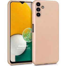 Microsonic Samsung Galaxy A13 Matte Silicone Gold Kılıf