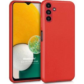 Microsonic Samsung Galaxy A13 Matte Silicone Kırmızı Kılıf