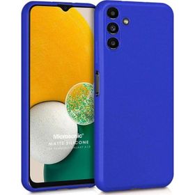 Microsonic Samsung Galaxy A13 Matte Silicone Mavi Kılıf