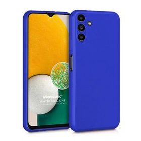 Microsonic Samsung Galaxy A13 Matte Silicone Mavi Kılıf