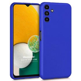 Microsonic Samsung Galaxy A13 Matte Silicone Mavi Kılıf