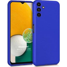 Microsonic Samsung Galaxy A13 Matte Silicone Mavi Kılıf