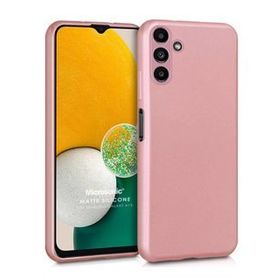 Microsonic Samsung Galaxy A13 Matte Silicone Rose Gold Kılıf