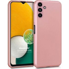 Microsonic Samsung Galaxy A13 Matte Silicone Rose Gold Kılıf