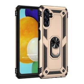 Microsonic Samsung Galaxy A13 Military Ring Holder Gold Kılıf