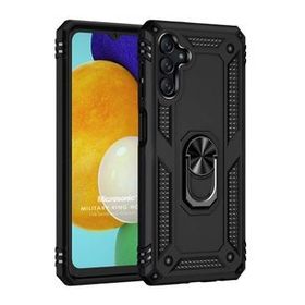 Microsonic Samsung Galaxy A13 Military Ring Holder Siyah Kılıf