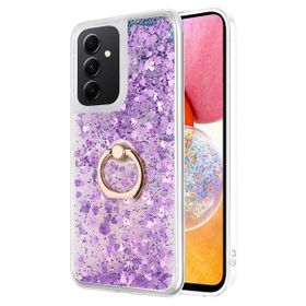 Microsonic Samsung Galaxy A14 Glitter Liquid Holder Mor Kılıf