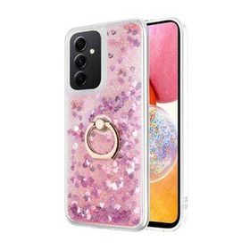 Microsonic Samsung Galaxy A14 Glitter Liquid Holder Pembe Kılıf
