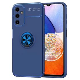 Microsonic Samsung Galaxy A14 Kickstand Ring Holder Lacivert Kılıf
