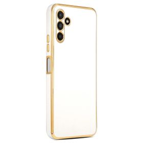 Microsonic Samsung Galaxy A14 Olive Plated Beyaz Kılıf