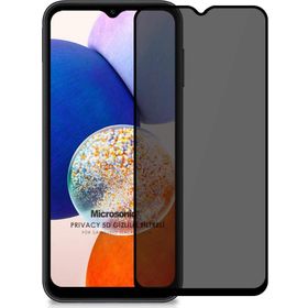 Microsonic Samsung Galaxy A14 Privacy 5D Gizlilik Filtreli Siyah Cam Ekran Koruyucu