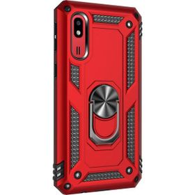 Microsonic Samsung Galaxy A2 Core Military Ring Holder Kırmızı Kılıf