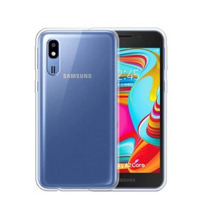 Microsonic Samsung Galaxy A2 Core Transparent Soft Beyaz Şeffaf Kılıf