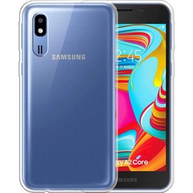 Microsonic Samsung Galaxy A2 Core Transparent Soft Beyaz Şeffaf Kılıf