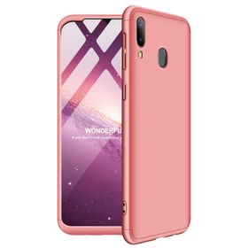 Microsonic Samsung Galaxy A20 Double Dip 360 Protective Rose Gold Kılıf
