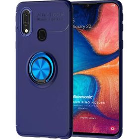 Microsonic Samsung Galaxy A20 Kickstand Ring Holder Kılıf