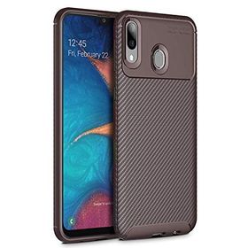 Microsonic Samsung Galaxy A20 Legion Series Kahverengi Kılıf