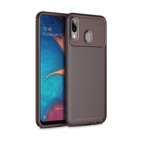 Microsonic Samsung Galaxy A20 Legion Series Kahverengi Kılıf