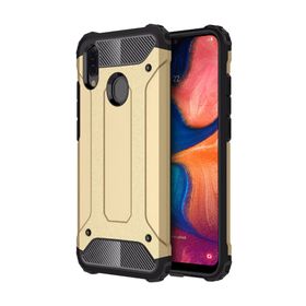 Microsonic Samsung Galaxy A20 Rugged Armor Gold Kılıf