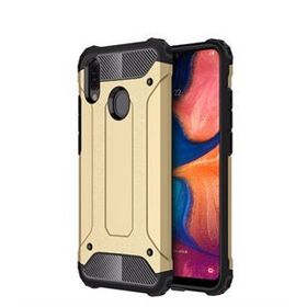 Microsonic Samsung Galaxy A20 Rugged Armor Gold Kılıf