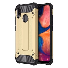 Microsonic Samsung Galaxy A20 Rugged Armor Gold Kılıf