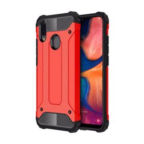Microsonic Samsung Galaxy A20 Rugged Armor Kırmızı Kılıf