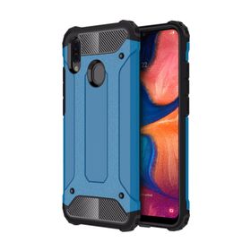 Microsonic Samsung Galaxy A20 Rugged Armor Mavi Kılıf