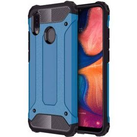 Microsonic Samsung Galaxy A20 Rugged Armor Mavi Kılıf