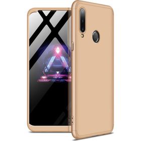 Microsonic Samsung Galaxy A20S Double Dip 360 Protective Gold Kılıf
