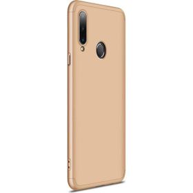 Microsonic Samsung Galaxy A20S Double Dip 360 Protective Gold Kılıf