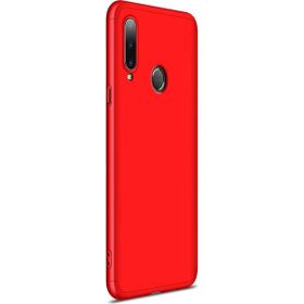 Microsonic Samsung Galaxy A20S Double Dip 360 Protective Kırmızı Kılıf