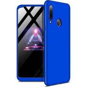 Microsonic Samsung Galaxy A20S Double Dip 360 Protective Mavi Kılıf