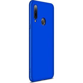 Microsonic Samsung Galaxy A20S Double Dip 360 Protective Mavi Kılıf