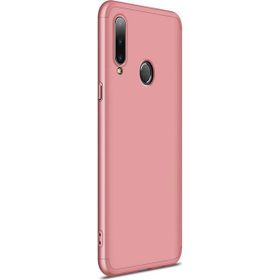 Microsonic Samsung Galaxy A20S Double Dip 360 Protective Rose Gold Kılıf
