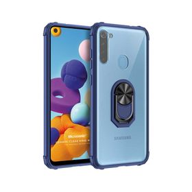 Microsonic Samsung Galaxy A21 Grande Clear Ring Holder Kılıf