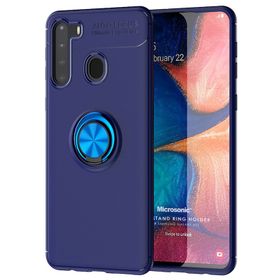 Microsonic Samsung Galaxy A21 Kickstand Ring Holder Kılıf