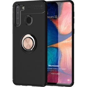 Microsonic Samsung Galaxy A21 Kickstand Ring Holder Kılıf
