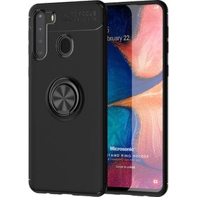 Microsonic Samsung Galaxy A21 Kickstand Ring Holder Kılıf
