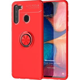 Microsonic Samsung Galaxy A21 Kickstand Ring Holder Kılıf